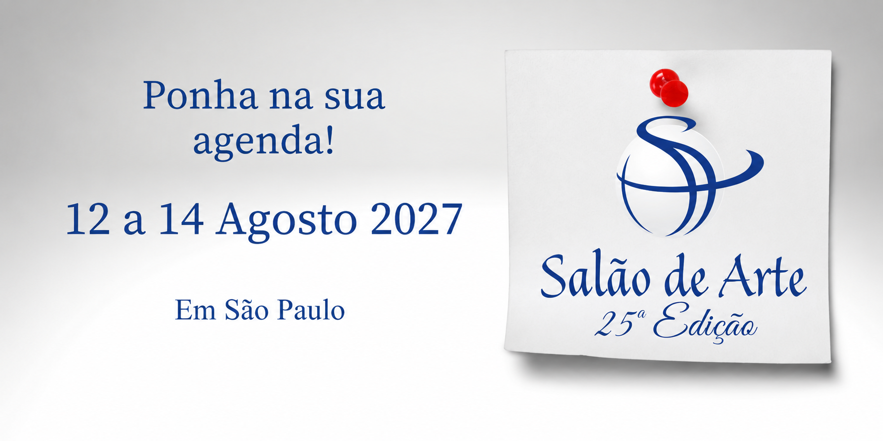 Banner salão de arte